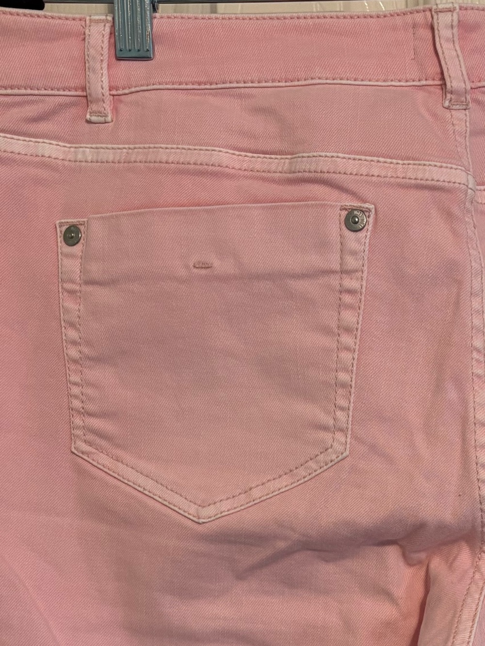J. Jill Pink Denim Jean Shorts Size 12 Women’s Casual Summer Shorts - Picture 5 of 8